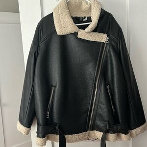 H&M leather jacket